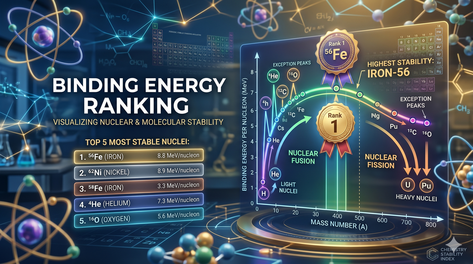 Binding Energy Ranking